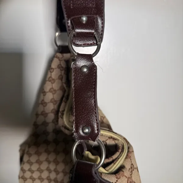 Gucci Brown GG Canvas Shoulder Bag-READ - Image 6