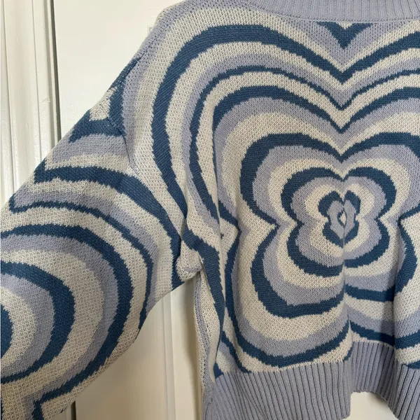 Le Lis multicolor cropped sweater - Image 9