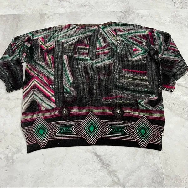 Custo Barcelona Wool Oversized‎ Sweater Size S Small Cignes Keith - Image 2