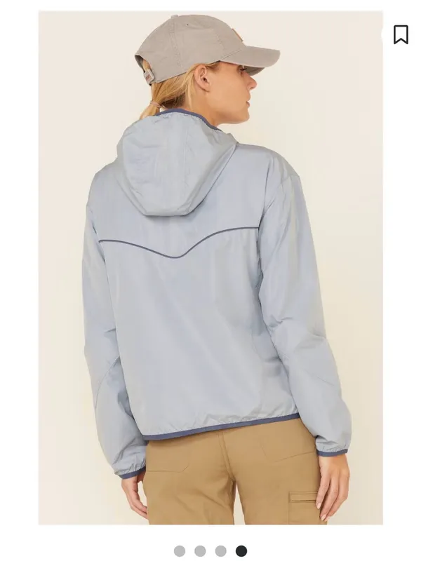 Wrangler Light Blue All-Terrain Jacket with Red Logo - Image 4
