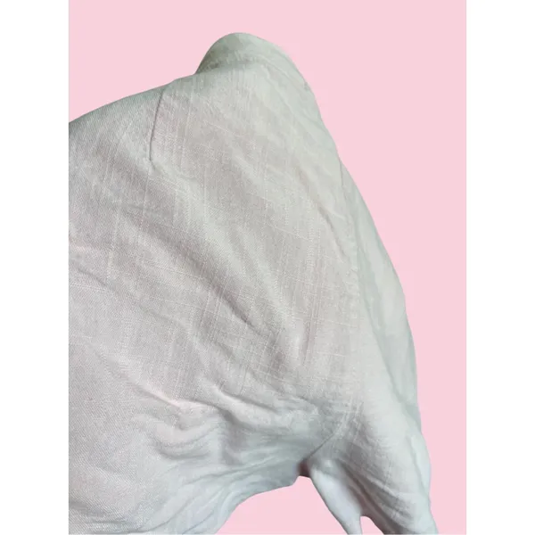Women’s Princess Polly Pastel Pink Linen Blend Shorts Size US 4 - Image 9