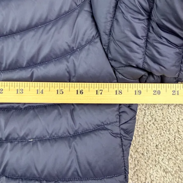 Westwood Puffer Jacket Size M Navy Blue Lightweight Minimalist Techwear Hiking - Image 9