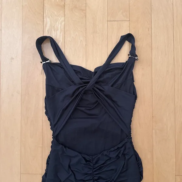 Princess Polly Yakira black halter maxi dress with gold hardware - Image 6