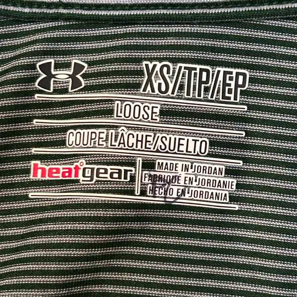 Under Armour HeatGear Stripe Tech Quarter Zip Pullover  - Image 3
