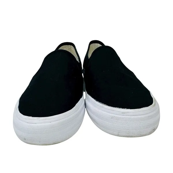 Keds Women's Double Decker WF63480 Size 9 Slip‎ On Black Canvas Pre-owned - Image 3