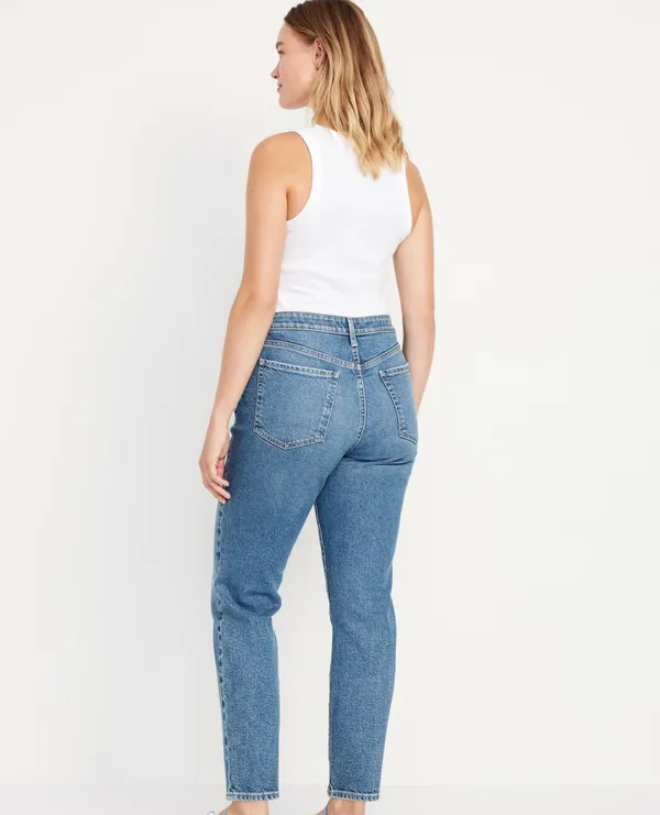 Old Navy High-Waisted OG Straight Ankle Jeans - Image 2