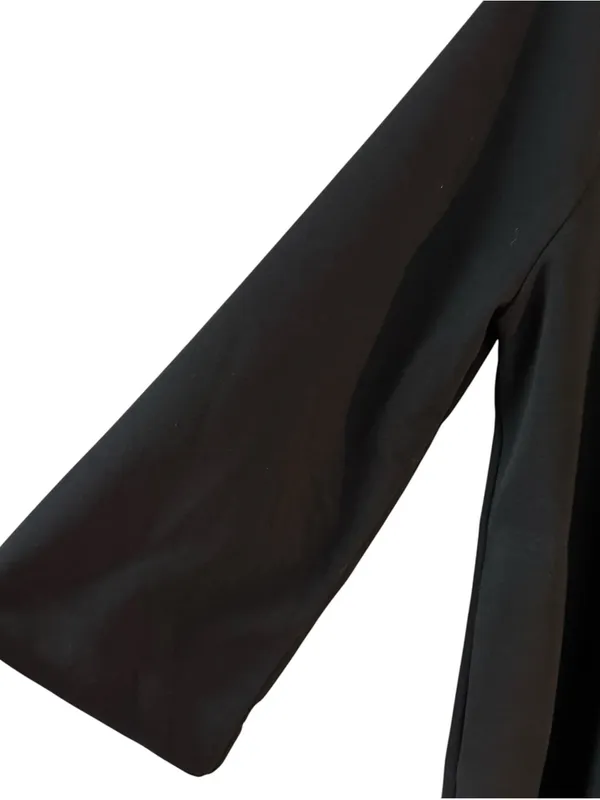 Pomander Place Tuckernuck Audrey Black V Neck Mini Dress Plus Size XXL - Image 9