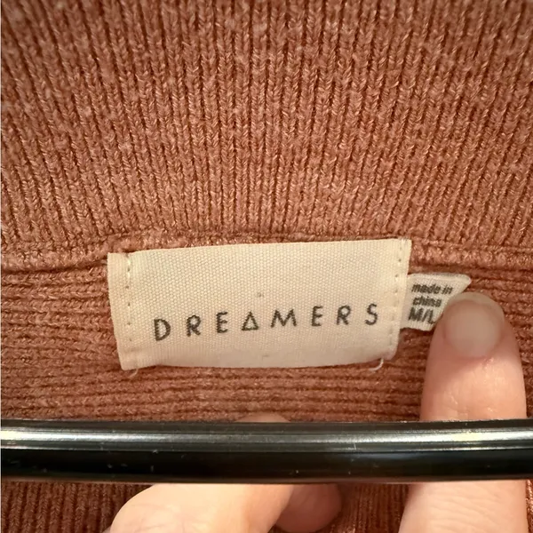 Dreamers Soft Pink Cowl Neck Sweater - Image 2