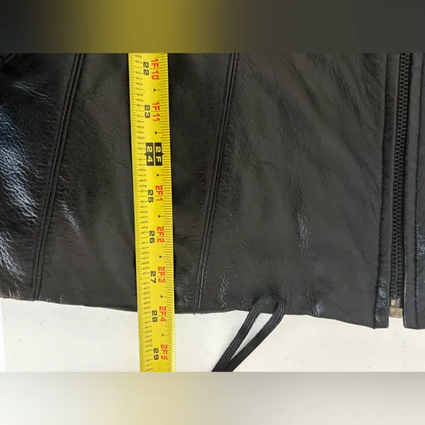 Vintage New York by‎ Winlet Women’s Large Black Genuine Leather Jacket EUC - Image 7