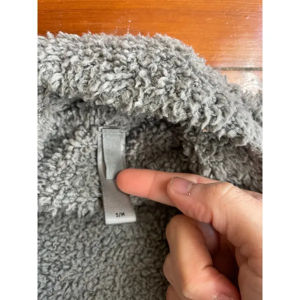 Skims Cozy Knit Robe Cardigan & Tank Set S/M Gray Lounge - Image 10
