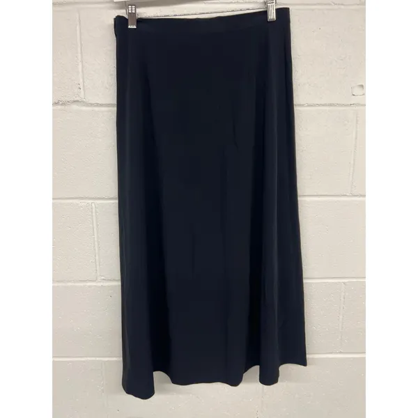 NEW Designer NWT luisaviaroma skirt L Large 8-10 black a-line skater alphatauri - Image 2