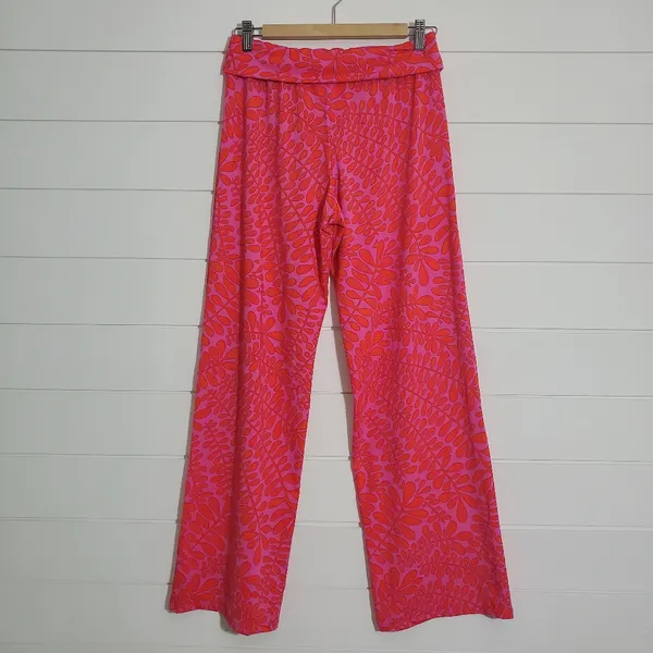 TRINA TURK WOMEN'S TRELLIS‎ SWIM COVER-UP PANT Size S - Image 4