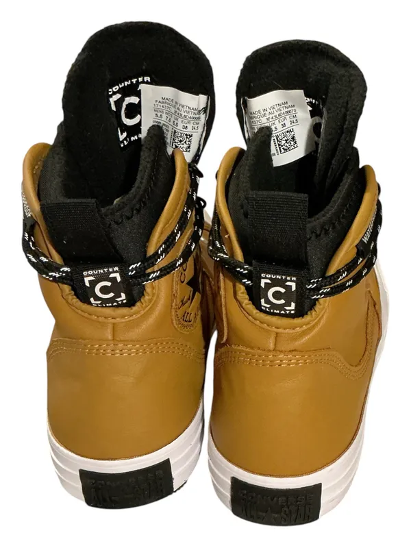 Converse Chuck Taylor All Star All Terrain Waterproof Boot Wheat Tan Unisex Size Men 5.5 / Women 7.5 NWOT - Image 4