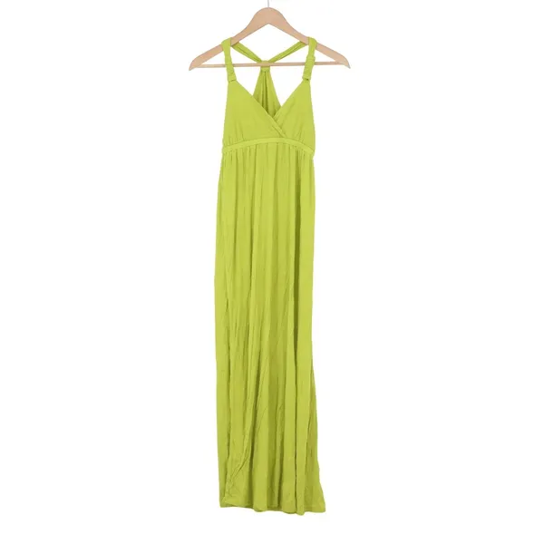 Lime Green Rayon Blend V - Image 2