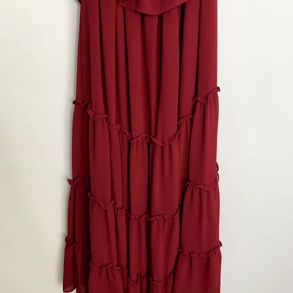 Misa Los Angeles X REVOLVE Micaela Dress Burgundy Womens Medium - Image 6