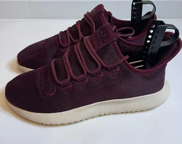 🦋Adidas Women's Tubular Shadow Maroon, Size 7 - Image 3