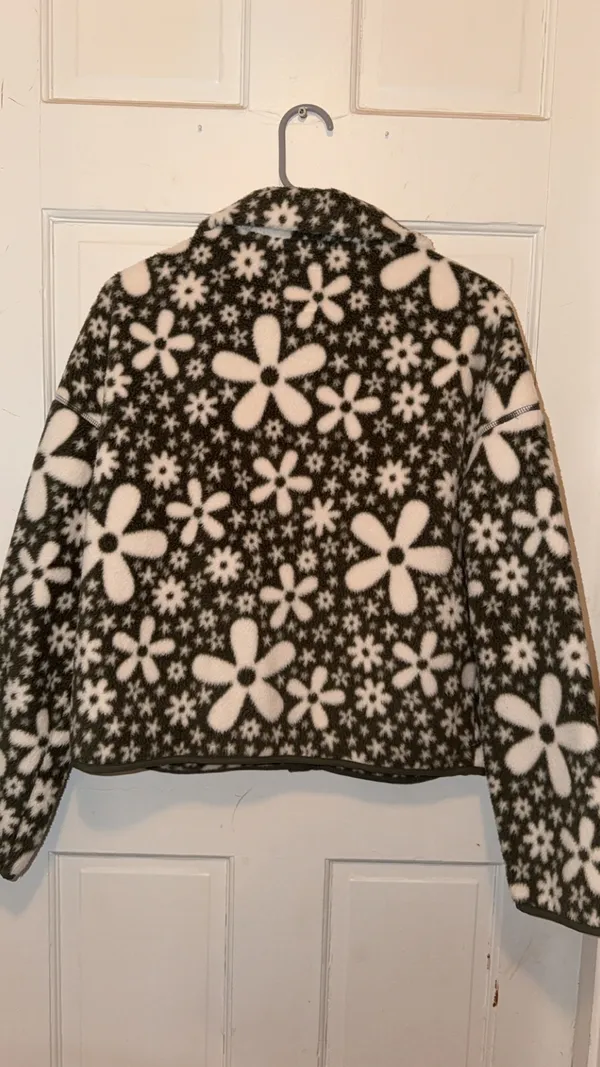 Floral green jacket - Image 3