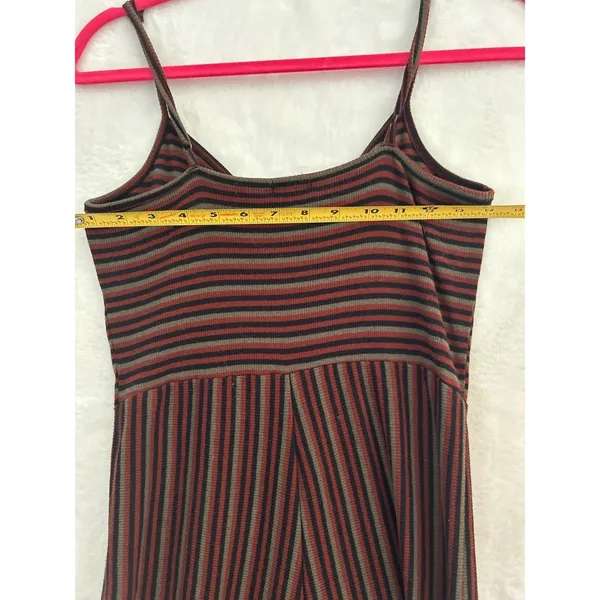 Forever 21 Jumpsuit Womens Small Striped Wide Leg Tie Front Ribbed Knit Multi‎ - Image 10