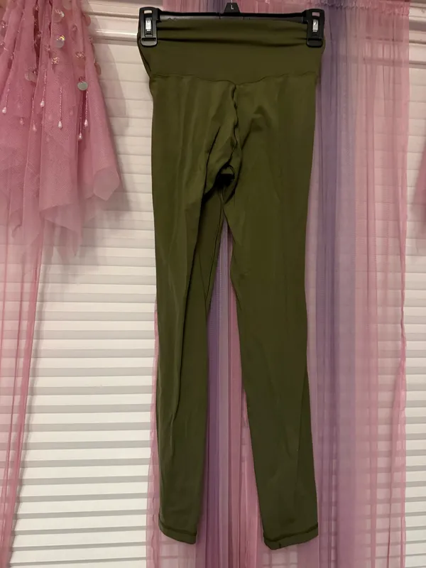 Green Aerie High-Rise Leggings Crossover - Image 2