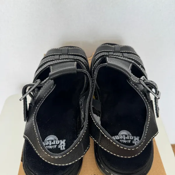 2014 Dr. Martens Carolyn 15699001 Black Leather Fisherman Sandals US 8 Box - Image 9