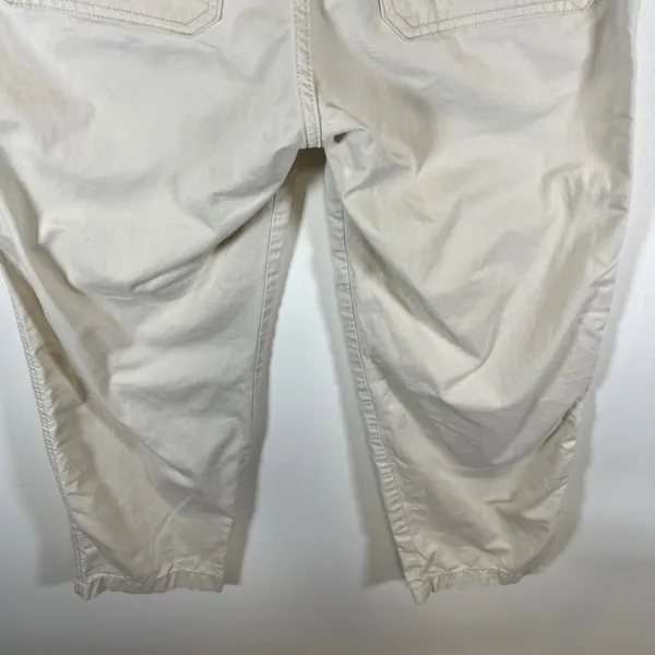 Levis 94 Baggy Pants Womens 25‎ Beige Cream Chino High Rise Utility A3512-0000 - Image 7