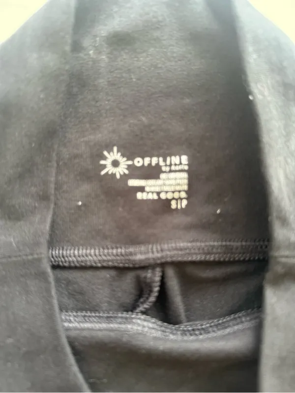 OFFLINE By Aerie OG Cotton High Waisted Leggings - Black - Small - Image 5
