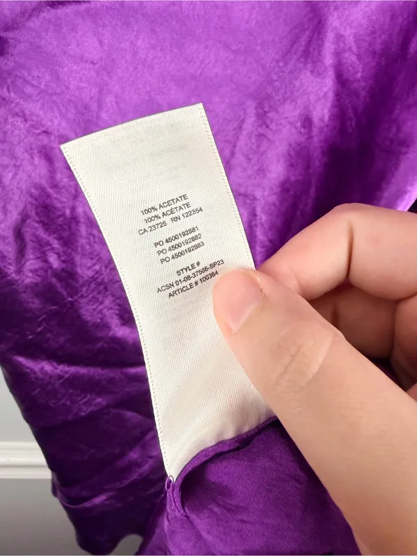 New Aritzia Babaton model dress in ube purple size large - Image 7
