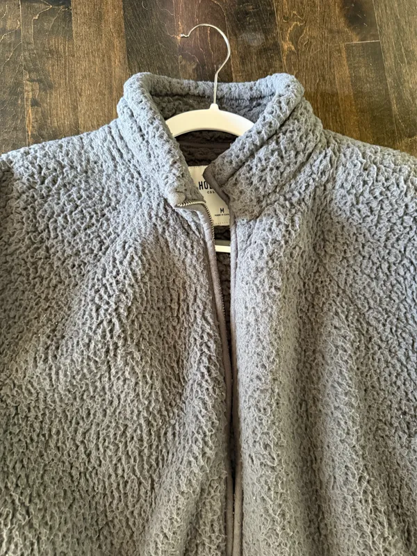 Hollister Gray Sherpa Jacket - Image 2