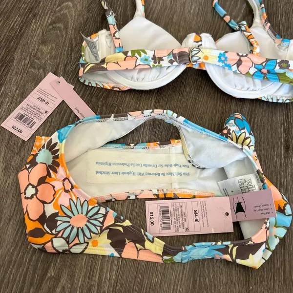 Wild Fable Floral underwire bikini - Image 4