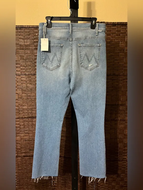 New MOTHER The Hustler Ankle Fray Jeans – Size 32” (Not Plus Size) - Image 5