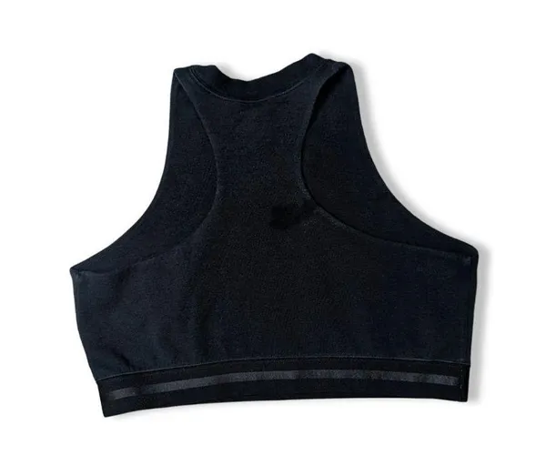 Nike Air Black Cropped Elastic Band Sports Athletic Tank - Image 3