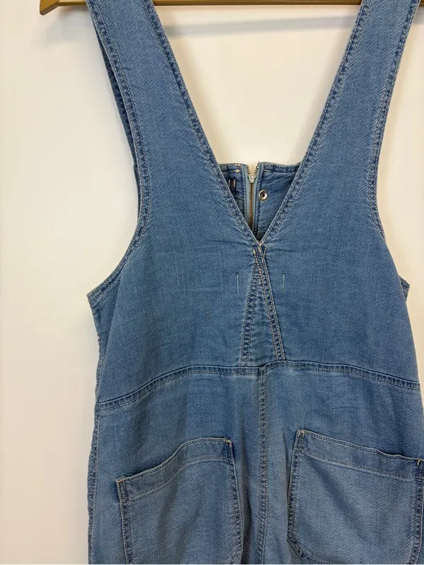 Free People We The Free Denim Jude Shortalls Overalls - Image 11
