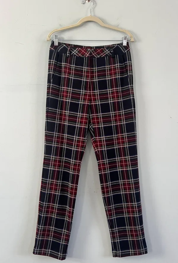 J. McLaughlin NWT Stewart Royal Tartan Plaid Pants - Image 4
