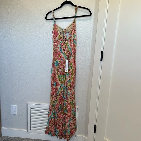NEW House of Harlow 1960 Boho Maxi Dress with open‎ back and tie NWT - Image 7