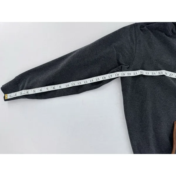 Ariat Real Elevated Hoodie Women’s Sz XL Fleece Leather Trim Henley Sweatshirt - Image 13