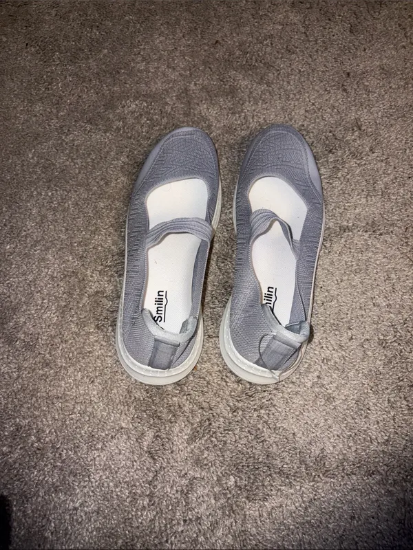 Women's Slip-On Mary Jane Flats in Gray new - Image 2