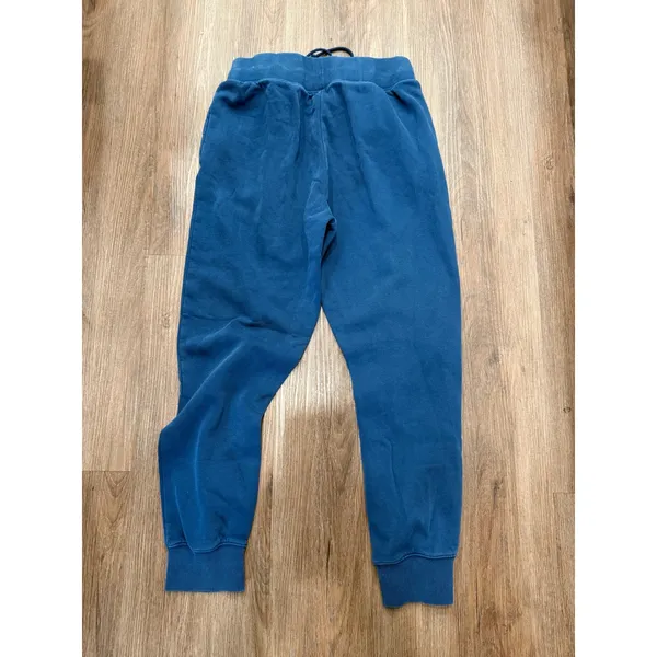 Nike Sportswear Essential Womens Fleece Jogger Pants Blue Teal Swoosh Size M - Image 2