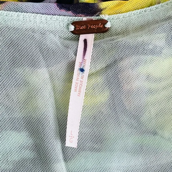 Free People Avenue Print Tank Top in Mint Combo Size Large $58 - Image 8