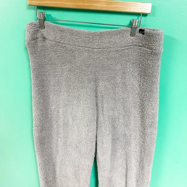 PINK Victoria’s Secret Purple Sherpa Flared Lounge Pants - Image 3
