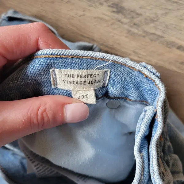 Madewell The Perfect Vintage Straight Leg Jeans 29 Tall - Image 10