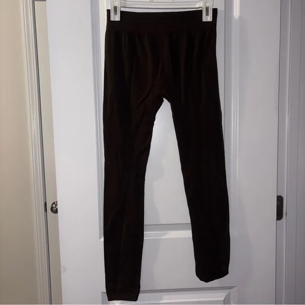 Women's Dark Brown Maze Collection Leggings Size: S/M - Image 2