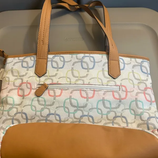 Rosetti Tan and Cream Shoulder Bag with Elegant Design - Image 3