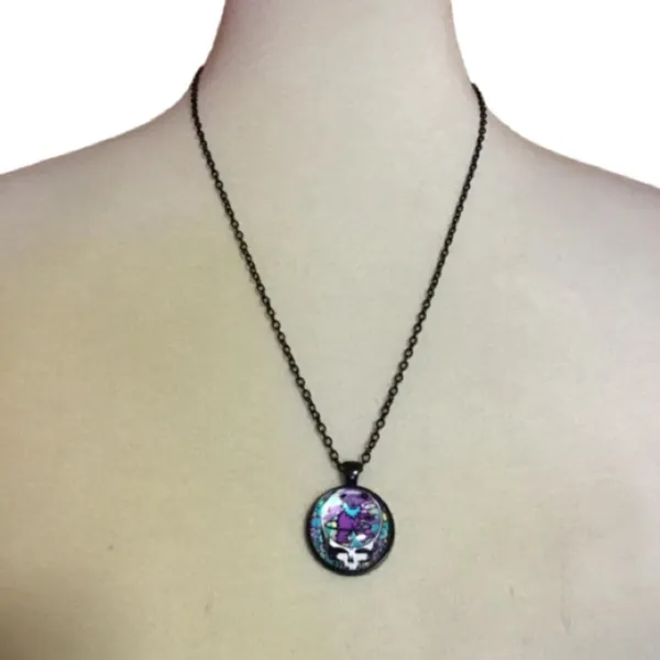 Grateful Dead hula hooping dancing bear necklace - Image 3