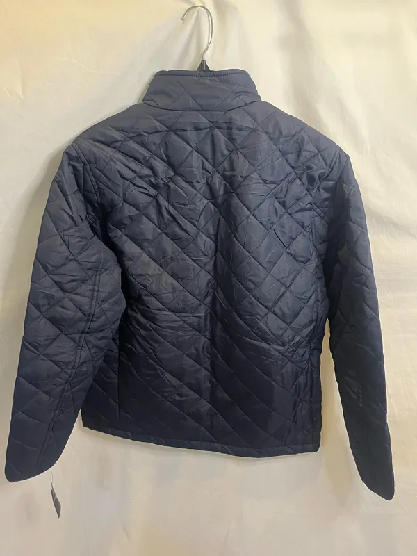 Hawke & Co. navy blue quilted diamond pattern puffer jacket in size M #outdoor #winter. #179 - Image 2
