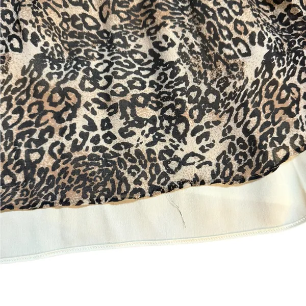 Alice + Olivia‎ Silk Leopard Print Mini Dress SZ XS Evening Wear Classy Dress - Image 8