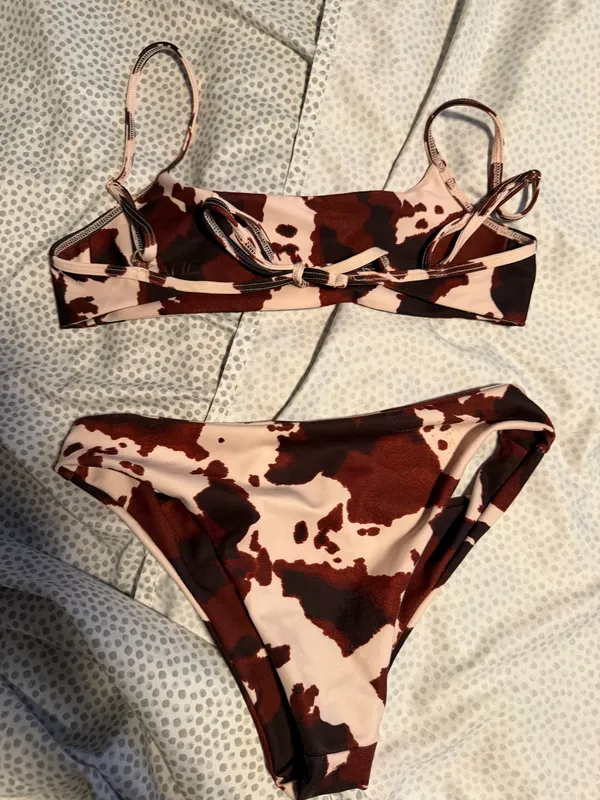 Skatie- cow print bikini - Image 4