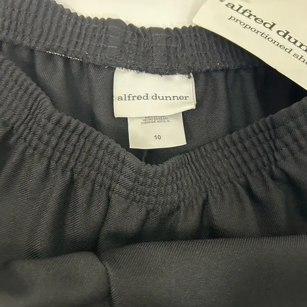 Alfred Dunner Black Pants Women's Size 10 New With Tags Classic Office Career - Image 5