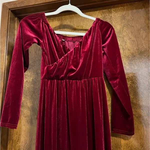 Dress Red Size M - Image 2