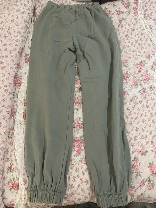 Brandy Melville Sweatpants Rosa Green John Galt - Image 3