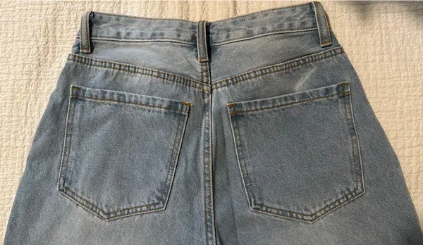 Le lis Wide Leg Oversized Cuff Denim - Image 5